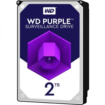 هارد ديسک اينترنال وسترن ديجيتال مدل WD20PURZ PURPLE ظرفيت 2 ترابايت